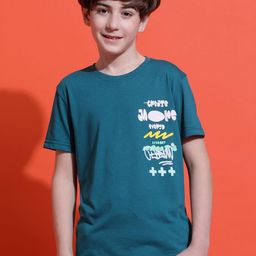 Lil Tomatoes Boys Typography Printed T-shirt-image-97
