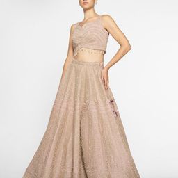 Twamev Embellished Ready to Wear Lehenga & Blouse With Dupatta-image-9