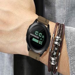 Hala Men Dial & Straps Digital Multi Function Watch HALA-1140-BROWN image 5