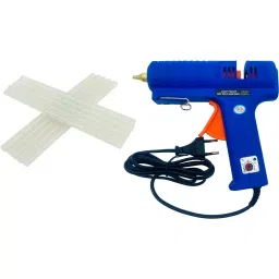 CRAFTYGUN 150 W Trigger Feed Hot Glue Gun Blue with 10 Stick, FD-150 W-picture-5