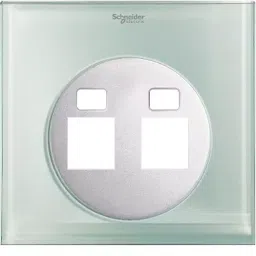 Schneider Electric ULTI Impress RJ45 Data Socket Cover Plate 2 Gang Polycarbonate Crystal Glass, UDC32TDXGL-picture-18