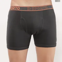Sporto by Macho Pack Of 2 Men Outer Elastic Long Trunks Sprto_M1030-CH(1)-G(1)-S-picture-7