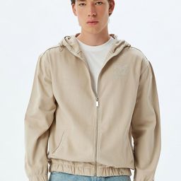 Koton Men Crop Tailored Jacket with Embroidered-picture-48