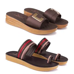 BERSACHE Women Open Toe Flats with Bows-image-82