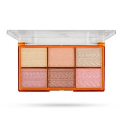 RED 4 Shimmery Effect Highlighter Eyeshadow Palette- Shade 03-65