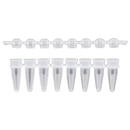 Axiva 0.2 ml Thin Walled PCR Reaction Strips with Domed Cap T320-1 N (Pack of 125)-2