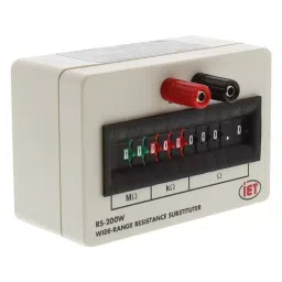 IET LABS Resistance Decade Box, 0 - 99999999.9 Ohm, RS-200W-19