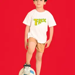 NUSYL Boys Graphic Printed Round Neck Drop-Shoulder Sleeves Cotton Oversized T-shirt-picture-8