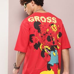 Kook N Keech Disney Mickey Mouse Print Oversize Pure Cotton T-shirt-image-24