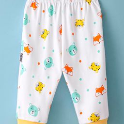 Child World Interlock Knit Full Length Lounge Pant Animal Print -  White-image-74