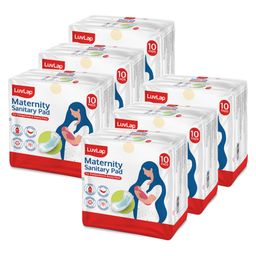 Luv Lap Extra Absorbent Maternity Pads - Pack of 6 ( 60 Pads )-image-11