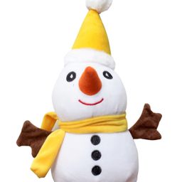 Besties Christmas Snowman Soft Plush Stuffed Toy White Yellow - Height 33 cm-image-25