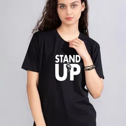 Moda Rapido Typography Printed Cotton T-shirt-picture-19