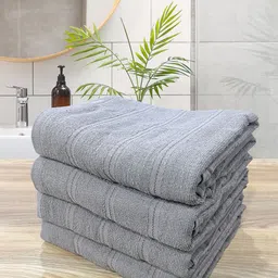 LABHAM Grey 4 Other 300 GSM Bath Towel-image-95