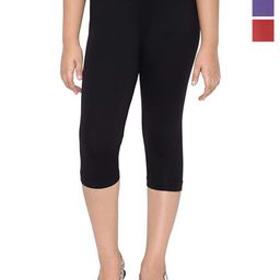 FRENCH KLEIDER Girls Pack Of 3 Mid-Rise Slim Fit Capris-image-45