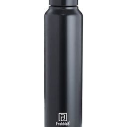 Frabble8 Black Single Stainless Steel Solid Single Wall Vacuum Water Bottle-image-89