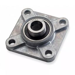 DAYTON 4 Bolt Flange Bearing Radial Ball 1/2 inch Bore Zinc Set Screws 3 x 1 1/64 inch, 1F552-image-79