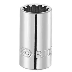 FACOM 6.35 mm (1/4 inch) Drive Spline Socket 25 mm Length, R.12S-47