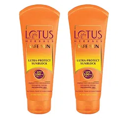 Lotus Herbals Safe Sun Ultra Sunblock SPF 100+ PA+++ 50g Each-19