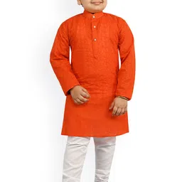 Arshia Fashions Boys Floral Regular Kurta with Pyjamas-picture-17