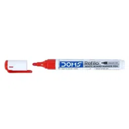 Doms Refilo Permanent Marker Pen Red-picture-43