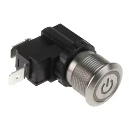 RS PRO Push Button Switch Momentary Panel Mount 19.1 mm SPST 250/125 V AC, 1758577-image-67