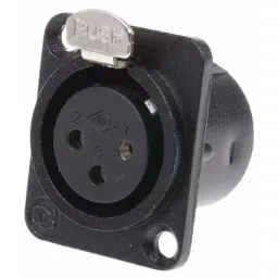 RS PRO Panel Mount XLR Connector Female 3 Way, 457942-picture-29