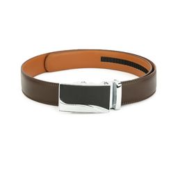 Pacific Gold Men Brown Solid Belt-image-70