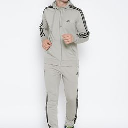 ADIDAS Grey New PES HOJO Hooded Track Suit-picture-45