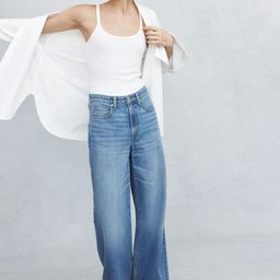 H&M Feather Soft Super Wide Ultra High Jeans-image-87