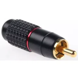 RS PRO Red Cable Mount RCA Plug Gold, 411015-picture-14