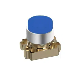 Essen Deinki PCB2 Series Blue Projecting Type Non Illuminated Push Button Actuator-6