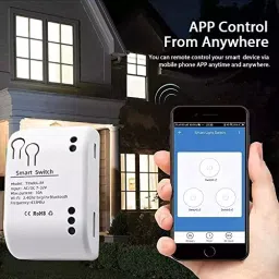 amiciSmart WiFi Smart Relay Switch 10 Amp 7-32 V DC / 220 V AC/DC with Timer & Remote Control, Alexa & Google Assistant Compatible, 1xDC-SMART-SW image 3