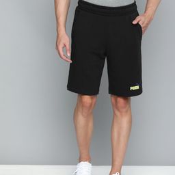 Puma Men Black Solid Regular Fit ESS+ 2 Col 10" Sports Sustainable Shorts-image-26