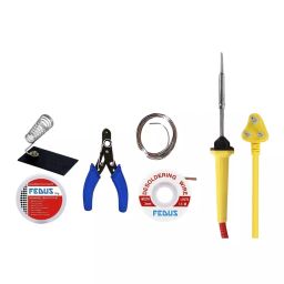 FEDUS 6 in 1 Soldering Kit with Iron Stand Portable 25 W, CPUF_6-IN-1_IRON_COMBO-16