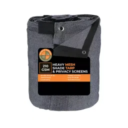 MSR 210 GSM Heavy Duty Shade Net (Mesh) 24 ft x 18 ft Greyish Black, MSR-B&W42-image-19
