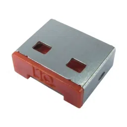 RS PRO Straight Plug-In Mount Plug Type A USB Port Blockers, 2355197-1