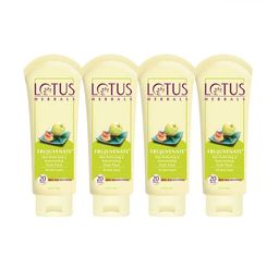 Lotus Herbals Set Of 4 Frujuvenate Skin Perfecting & Rejuvenating Fruit Face Pack 60g Each-image-88