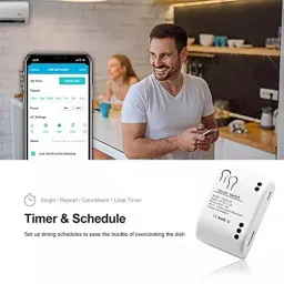 amiciSmart WiFi Smart Relay Switch 10 Amp 7-32 V DC / 220 V AC/DC with Timer & Remote Control, Alexa & Google Assistant Compatible, 1xDC-SMART-SW image 5