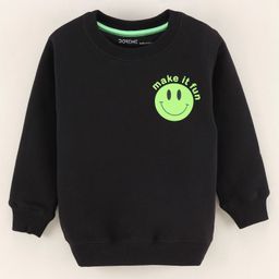 Doreme Full Sleeves Sweatshirt Multiprint - Black-picture-6