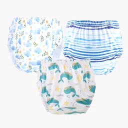 Chinmay Kids Baby Panty Boys and Girls Reusable Washable Printed Panty Pack of 3-picture-36