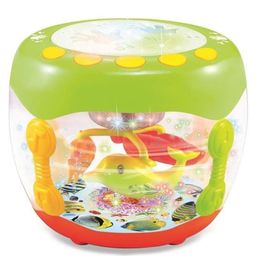 Kids Mandi Fish Aquarium Music Flash Drum with 3D Dynamic Lamplight & Learning Activities - Educational Fine Motor Skills Toys - Light Up Toys for 3+ Years Old Boys Girls Baby Gifts-34