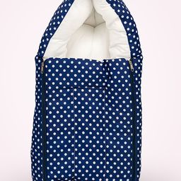 BAYBEE Baybee 3 in 1 Cotton Carry Bed Cum Portable Sleeping Bag Infant Bassinet Nest for Co-Sleeping - Dark Blue-image-84