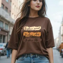 SZN Women Typography Printed T-shirt-picture-19