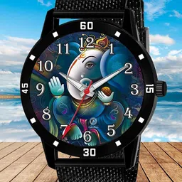 TARIDO Men Pack of 2 Printed Dial&Leather Straps Analogue Watch TD_SM_BLACK_WHITE_DIAL-324-48