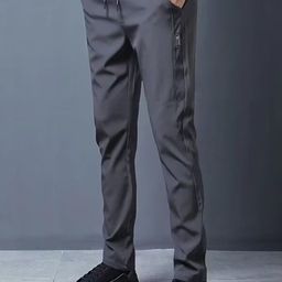 StyleCast x Revolte Men Slim Fit Easy Wash Pleated Chinos Trousers-image-58