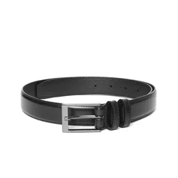 Marks & Spencer Men Black Solid Leather Formal Belt-image-34