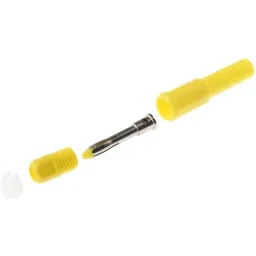 RS PRO 4 mm Yellow Male Banana Plug-Solder Termination 1000V 10A, 454328-13
