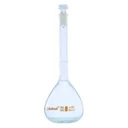 Biohall 50 ml Clear Class B Volumetric Flask with Ground Joint, BLS.CB.11.5 (Pack of 2)-image-25