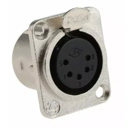 RS PRO Panel Mount XLR Connector Female 5 Way, 458046-picture-15
